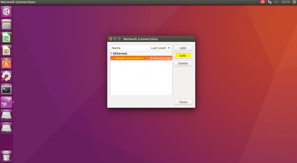 Configuración de DHCP de Ubuntu18