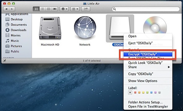 Cómo cifrar un disco en Mac OS X de forma sencilla