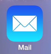 Icono de correo electrónico en iOS 7