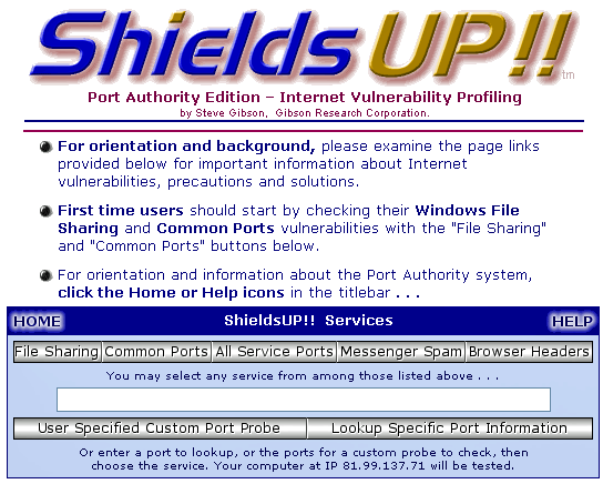 ShieldsUp!