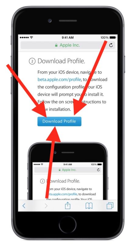 Descargue el perfil beta público de iOS 11