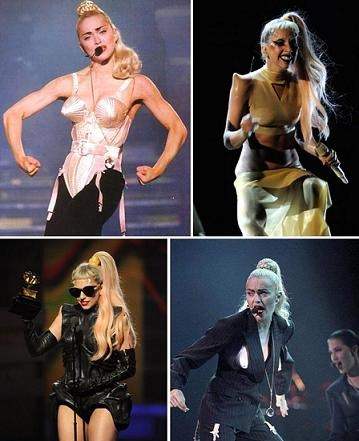 Las vidas de Madonna y Lady Gaga