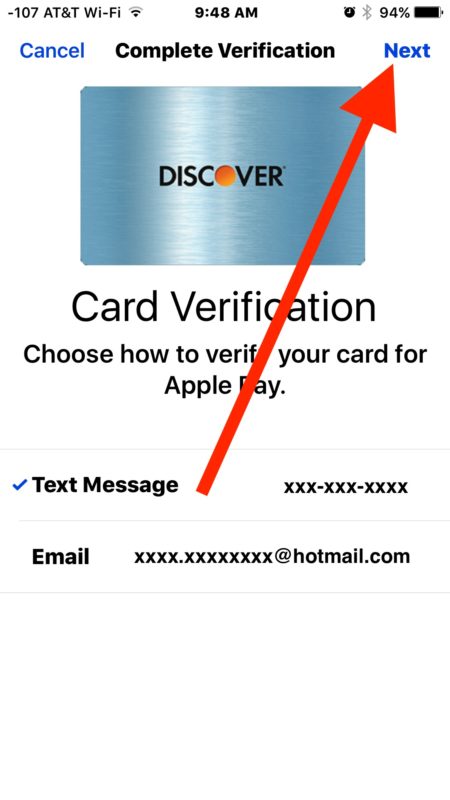 Agregar nuevas tarjetas a Apple Pay 