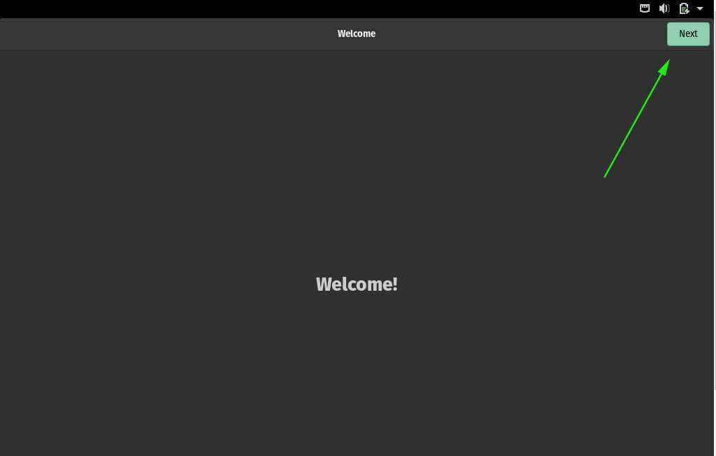 Instalación de la pantalla de bienvenida POP!  OS 20.04