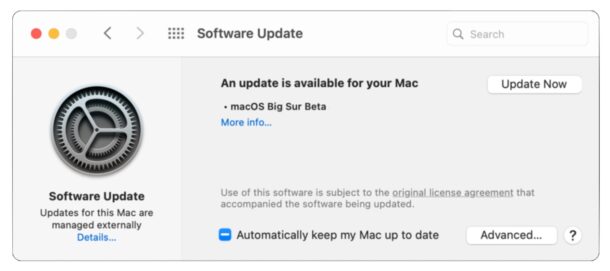 Descargar MacOS Big Sur beta