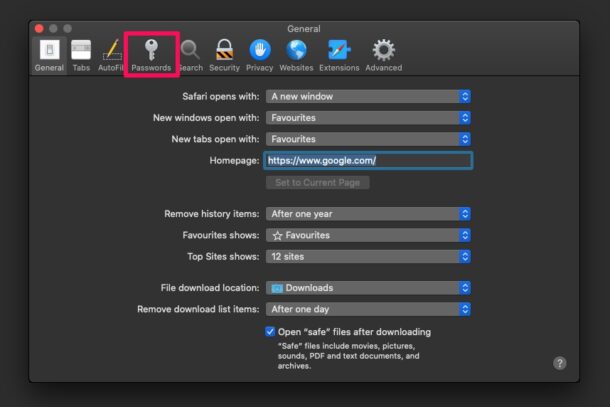 Cómo editar contraseñas guardadas en Safari en Mac