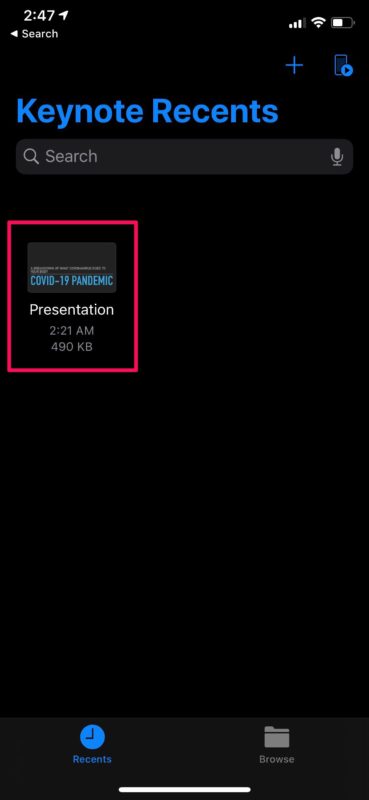 Cómo usar Keynote Live en su iPhone o iPad para compartir presentaciones