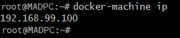 Dirección IP de Docker