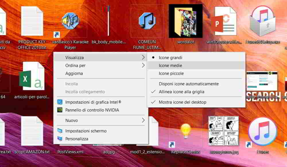 Iconos de Windows 10