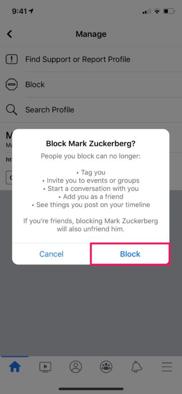 Cómo bloquear y desbloquear a alguien en Facebook