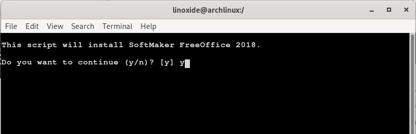 script instalar FreeOffice en Linux