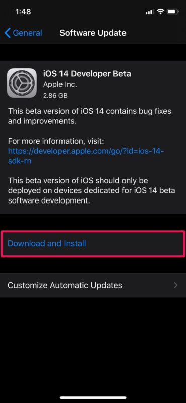 Cómo instalar iOS 14 Beta sin una cuenta de desarrollador