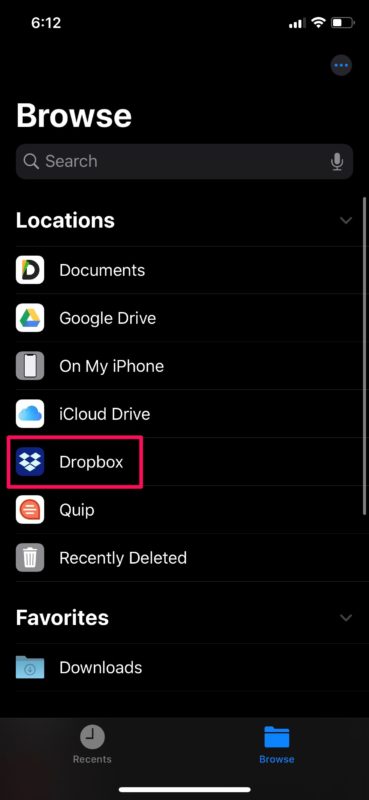Cómo acceder y editar archivos de Dropbox en iPhone y iPad