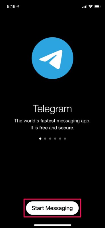 Cómo usar Telegram en iPhone