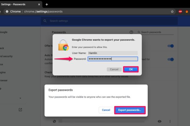 Cómo importar contraseñas y conexiones de Chrome a Safari en Mac
