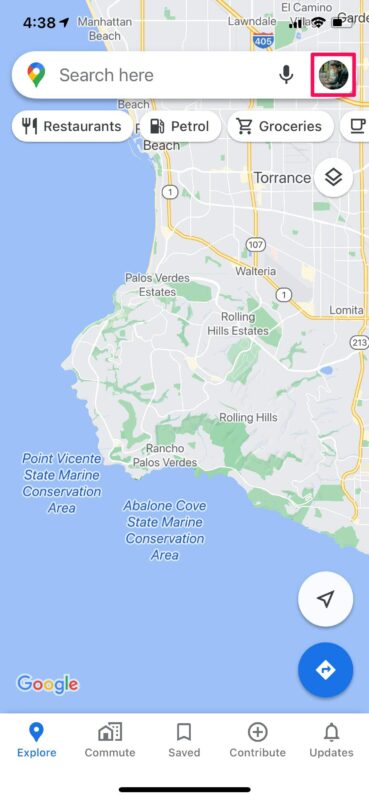 Cómo descargar mapas sin conexión en Google Maps para iPhone