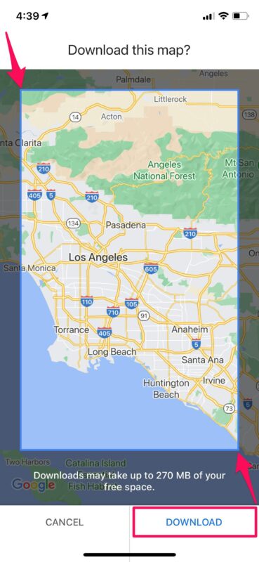 Cómo descargar mapas sin conexión en Google Maps para iPhone