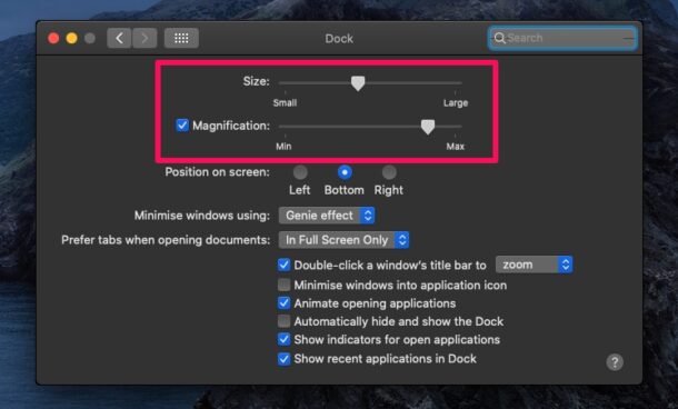 Cómo personalizar el Mac Dock