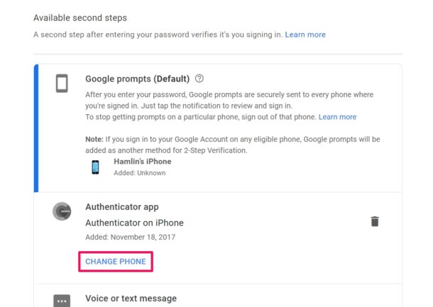Cómo mover su cuenta de Google Authenticator a un nuevo iPhone
