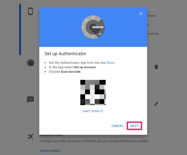 Cómo mover su cuenta de Google Authenticator a un nuevo iPhone