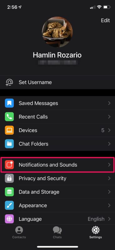 Cómo evitar que el telegrama muestre vistas previas de mensajes en iPhone