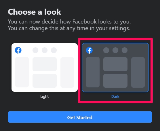 Cómo habilitar el modo oscuro de Facebook