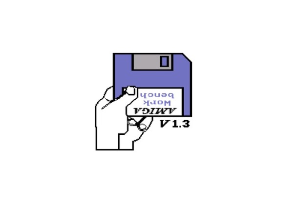 Pantalla de inicio de Amiga Workbench