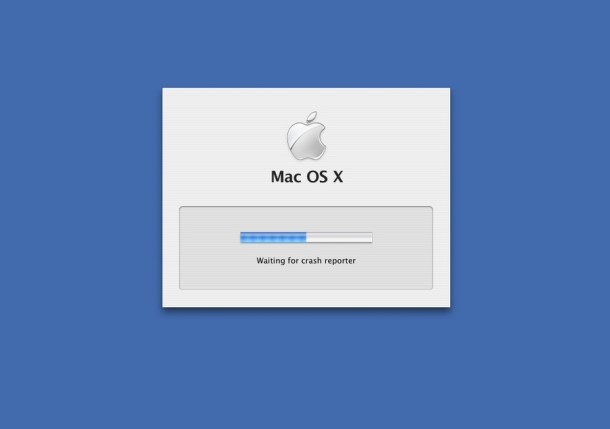 Pantalla de inicio de Mac OS X 10.0