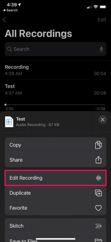 Cómo eliminar el ruido de fondo de las grabaciones de voz en iPhone
