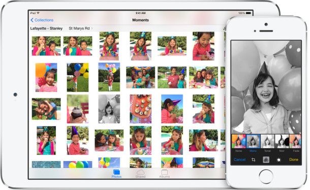 Editores de fotos para iOS 8
