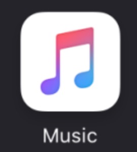 Icono de la aplicación de música en iOS 13