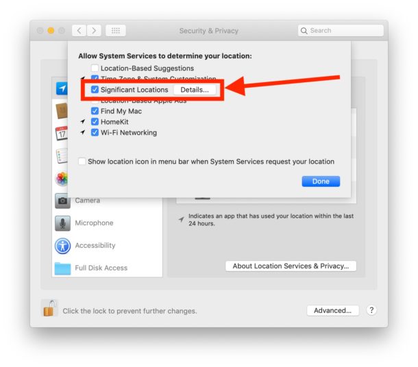 Cómo eliminar y deshabilitar ubicaciones importantes en su Mac