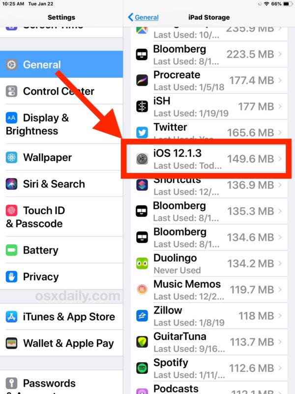 Cómo desactivar las actualizaciones de iOS mientras se descargan en iPhone o iPad