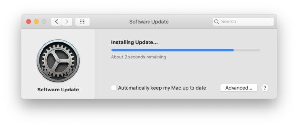 Instale actualizaciones de software específicas en su Mac