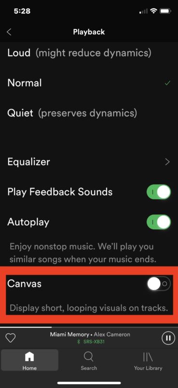 Cómo desactivar los videos de Spotify al reproducir música