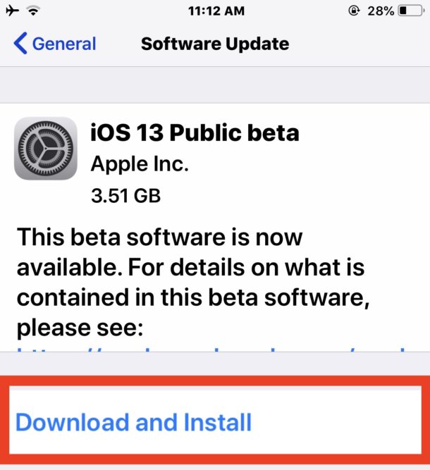 Descargue e instale la versión beta pública de iOS 13 en iPhone