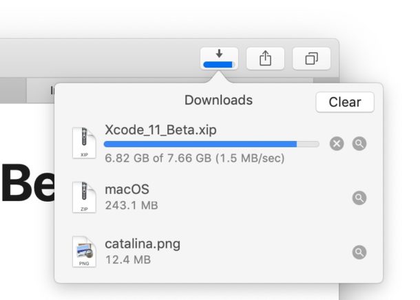 La descarga de archivos se reanuda en Safari en Mac