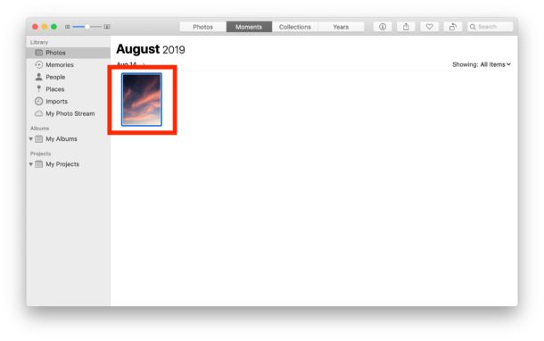 Cómo rotar una imagen en Fotos en Mac