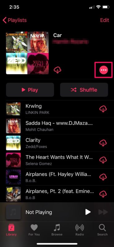 Cómo compartir listas de reproducción en Apple Music en iPhone y iPad