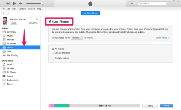 Cómo transferir fotos de una PC a un iPhone y iPad