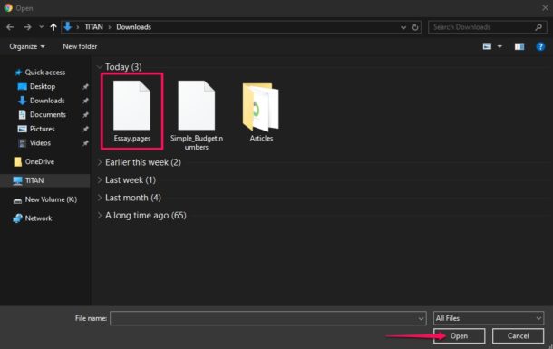 Cómo abrir el archivo Pages en su computadora con Windows con iCloud