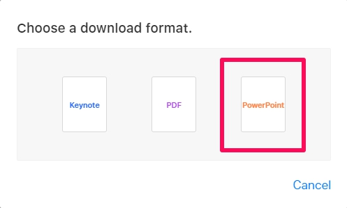 Cómo convertir Keynote a PowerPoint con iCloud