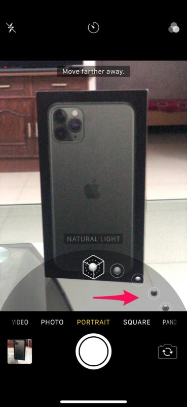 Cómo usar el modo de iluminación vertical en iPhone
