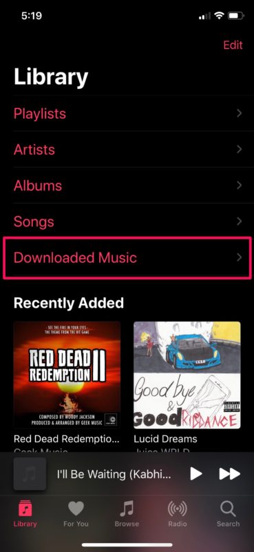 Cómo descargar música de Apple Music para escucharla sin conexión