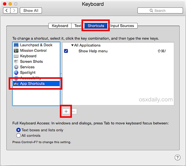 Agregue un nuevo acceso directo para Guardar como PDF en Mac OS X.