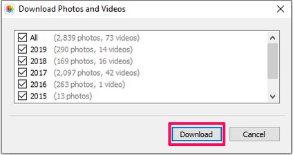 Cómo acceder a las fotos de iCloud desde Windows