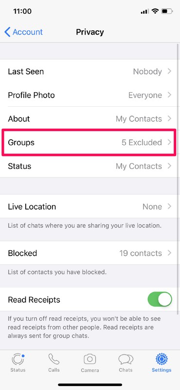 Cómo no ser agregado a grupos de WhatsApp