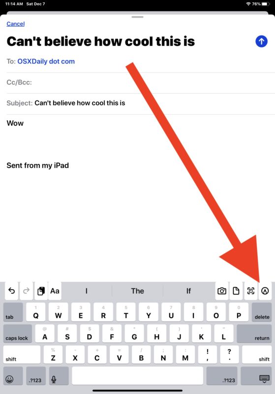 Cómo atraer correos electrónicos en iPad o iPhone 
