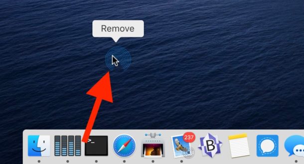 Cómo eliminar los íconos de aplicaciones del Mac Dock