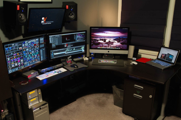 Editor de video estación de trabajo de edición de video para Mac